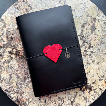 NOTEBOOK CHARM HEART (FLIP)