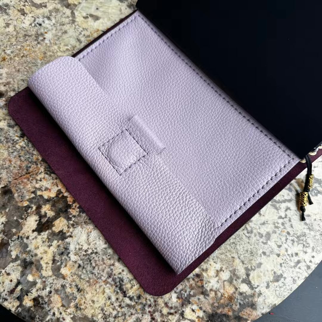 A5 PORTFOLIO INSERT — PEBBLE GRAIN (8 COLORS)